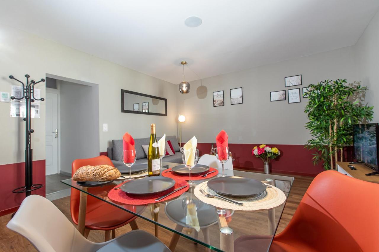 Le Red St Léon : Lit Queen Size * WIFI * Idéal Couple Colmar Exterior foto