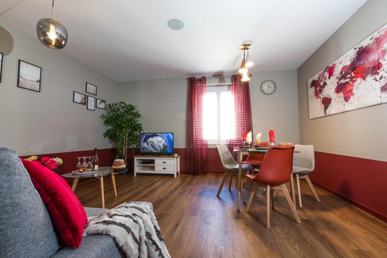 Le Red St Léon : Lit Queen Size * WIFI * Idéal Couple Colmar Exterior foto