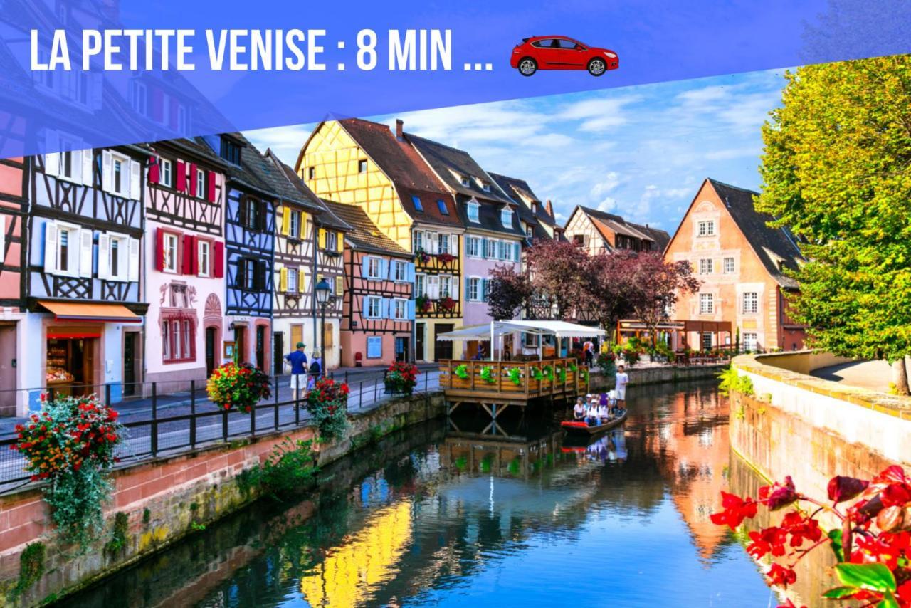Le Red St Léon : Lit Queen Size * WIFI * Idéal Couple Colmar Exterior foto