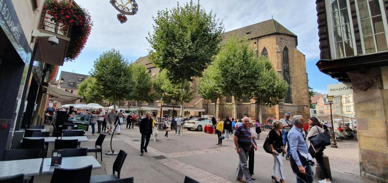 Le Red St Léon : Lit Queen Size * WIFI * Idéal Couple Colmar Exterior foto