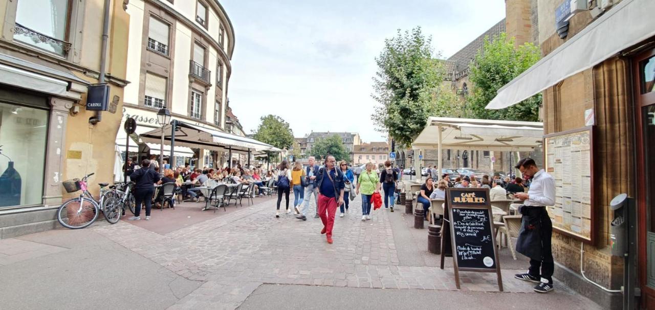 Le Red St Léon : Lit Queen Size * WIFI * Idéal Couple Colmar Exterior foto