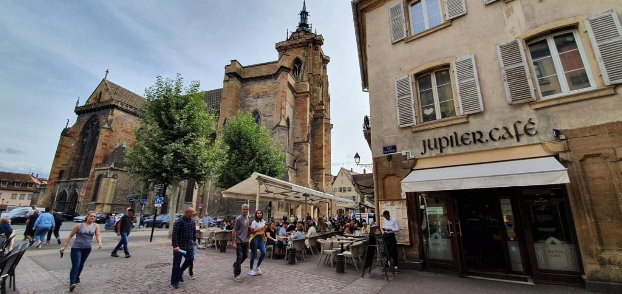 Le Red St Léon : Lit Queen Size * WIFI * Idéal Couple Colmar Exterior foto